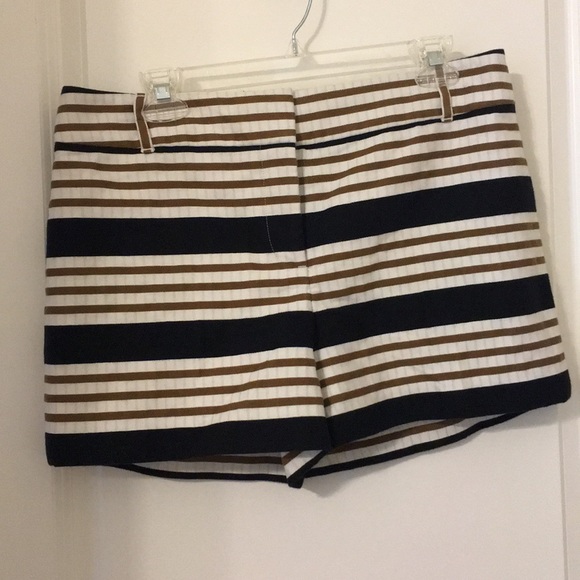 LOFT Pants - Loft Striped shorts. UEC